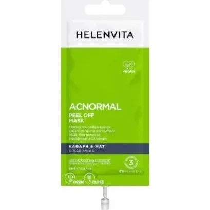 HELENVITA Acnormal Peel Off Maske für fettige Haut, 15ml
