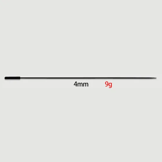 Sexopolis BDSM Silikon-Urethral-Sound, 350 x 4 mm, Schwarz