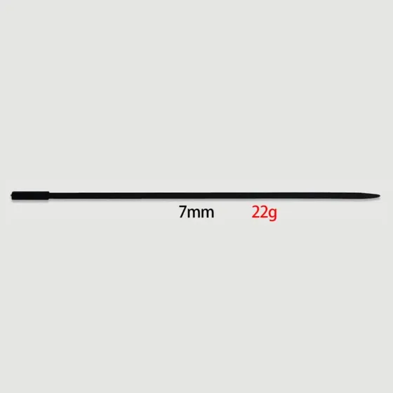 Sexopolis BDSM Silikon-Urethral-Sound, 350 x 7 mm, Schwarz