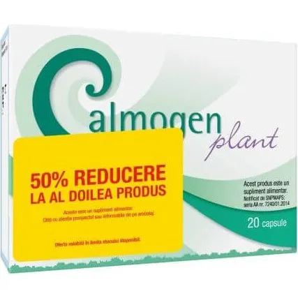 Perrigo Calmogen Plant, 40 Kapseln (2x 20 Kapseln)