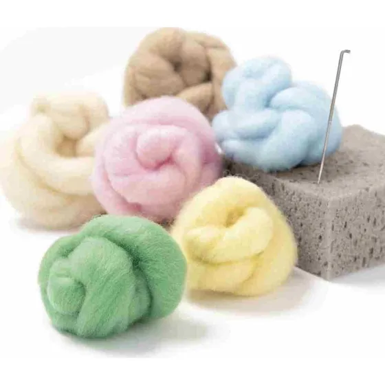 folia Filz DIY-Box Rainbow Edition, 36-teilig