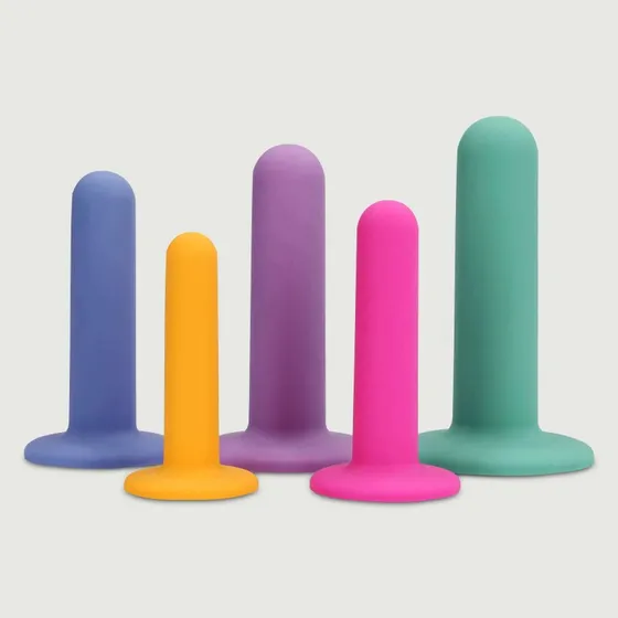 Sexopolis Wellness Vaginal-Silikon-Dilatator-Set - mehrfarbig