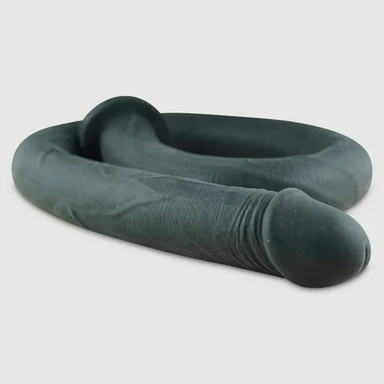 Der Colon Digger X-Large Platin Silikondildo 108 cm - Schwarz