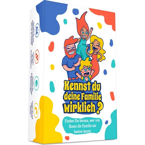 Oh Happy Games: Kennst du deine Familie wirklich? Familienspiel mit Quiz & Herausforderungen