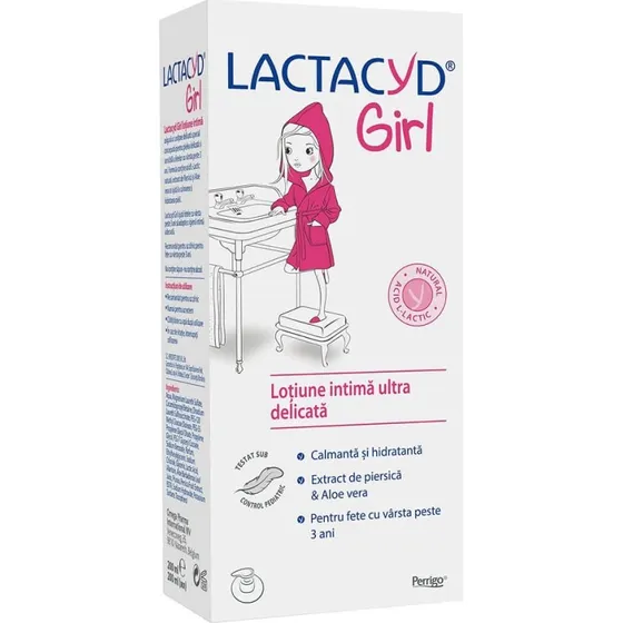 Lactacyd Ultra sanfte Intimlotion für Mädchen ab 3 Jahren, 200 ml