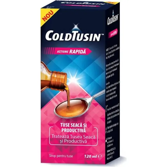 Perrigo Coldtusin Hustensirup mit Malvenextrakt & Honig, 120 ml