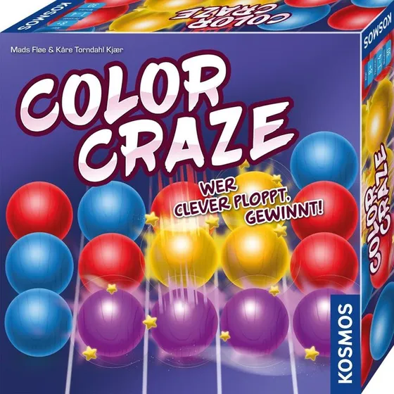 Color Craze - Schnelles Familienspiel für 1-4 Spieler ab 8 Jahren