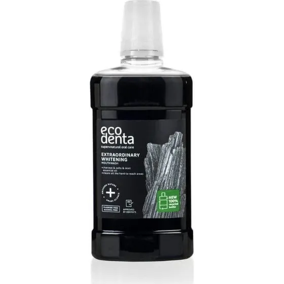 Ecodenta Extra Whitening Carbon Mundspülung, 500ml