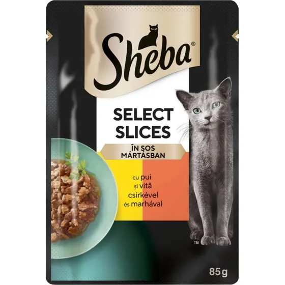 SHEBA Select Slices Huhn & Rind Nassfutter, 85g