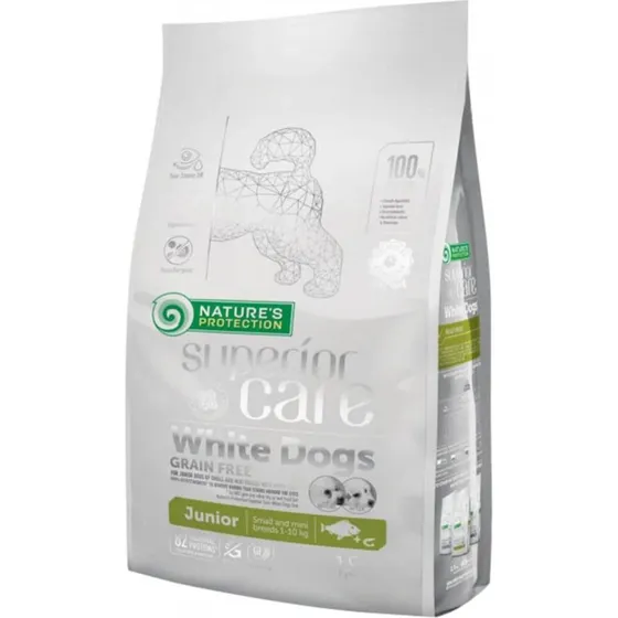 Natures Protection Superior Care White Dogs Junior White Fish