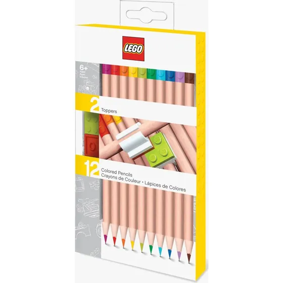 LEGO Buntstifte 12er-Pack mit Verbindungs-Aufsätzen