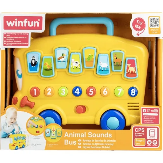 Winfun Lern-Bus mit Licht- und Soundeffekten ab 6 Monaten