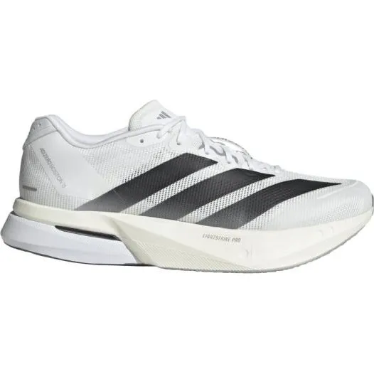 adidas Adizero Boston 13 Laufschuhe Weiß/Schwarz, Gr. 46