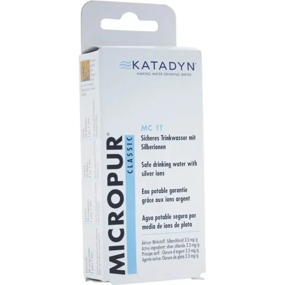 Katadyn Micropur Classic MC 1T - 50 Tabletten zur Wasseraufbereitung