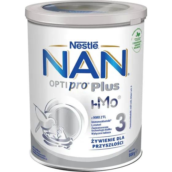 Nestlé NAN Optipro Plus 3 HM-O Milchpulver für Kinder ab 1 Jahr, 800g