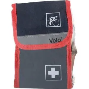 Velo Verbandtasche Fahrrad 2x11x17 cm blau-rot