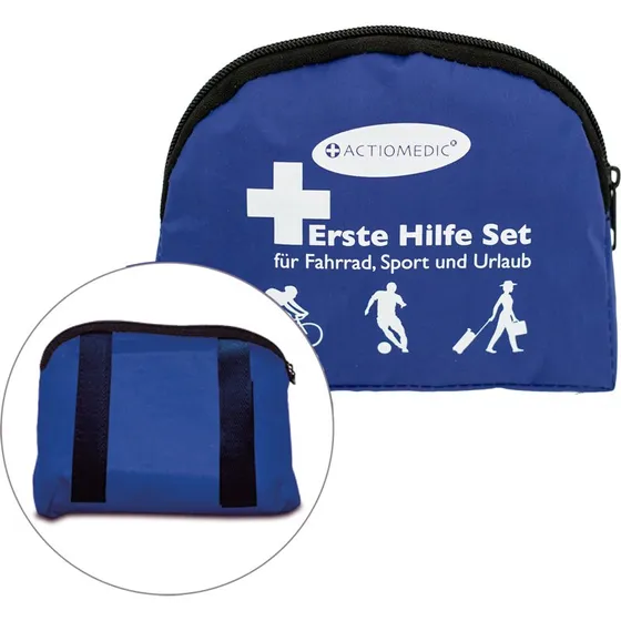 Actiomedic® Fahrrad-Verbandtasche blau 170x125x50 mm