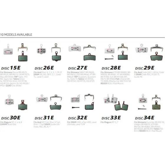 SwissStop Disc 33 E Bremsbelag fr Magura MT 5/MT 7