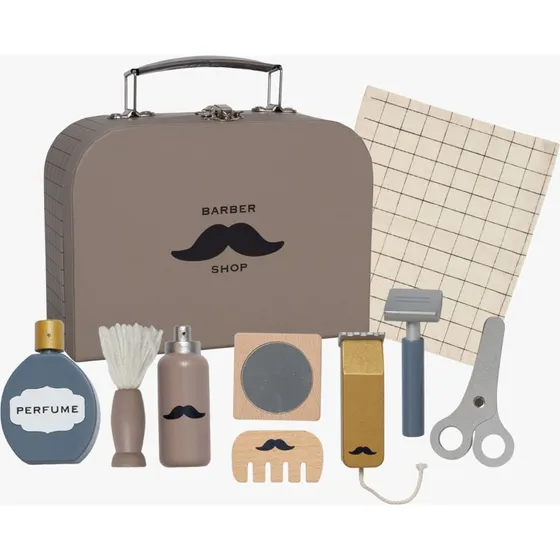Jabadabado Friseurkoffer Rollenspielset mit Zubehör