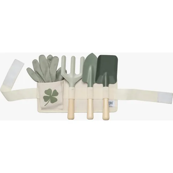 Jabadabado Gärtnergürtel mit Gartenwerkzeug und Handschuhen