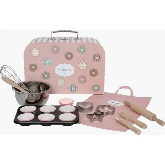 Jabadabado Backset Rosa - 13-teiliges Küchenspielzeug Set