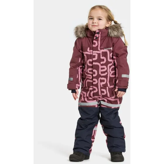 Didriksons Bjärven Overall Pink - Wind- und wasserdicht