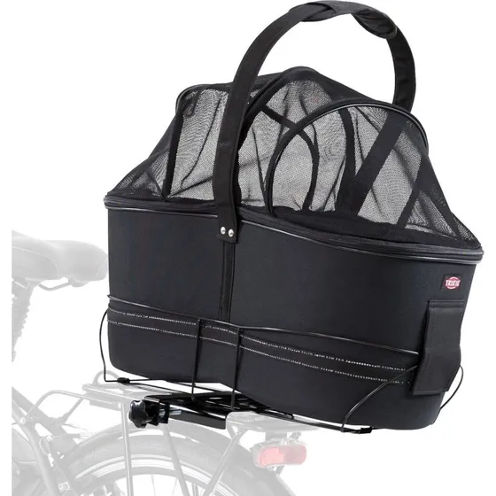 TRIXIE Fahrradkorb Long EVA schwarz 29x49x60 cm