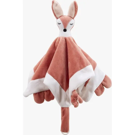 Kids Concept Schmusetuch Edvin Fuchs, Rot, 35x35 cm