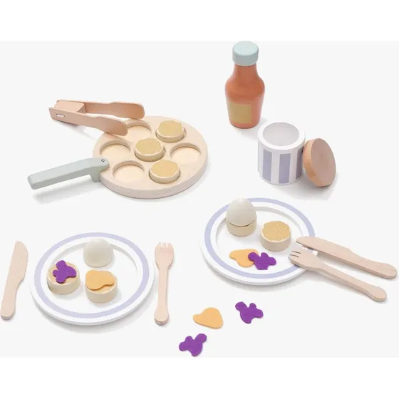 Kids Concept Frühstück-Set Pancakes mit Pfanne und Zubehör
