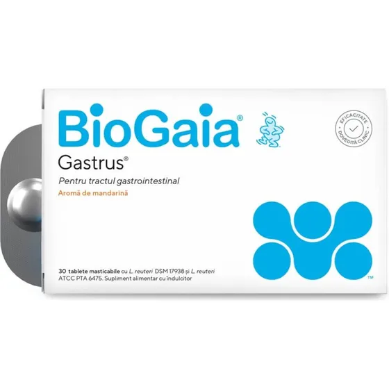 BioGaia Gastrus Probiotik Kautabletten, 30 Stück