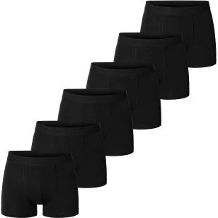 Bread and Boxers Boxer Briefs Bio-Baumwolle Schwarz Large