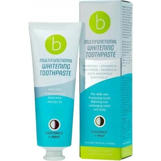 Beconfident Multifunktionale Whitening Zahnpasta, Kokosnuss & Minze, 75 ml
