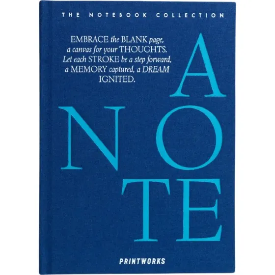 Printworks Just A Note Notizbuch - Blau