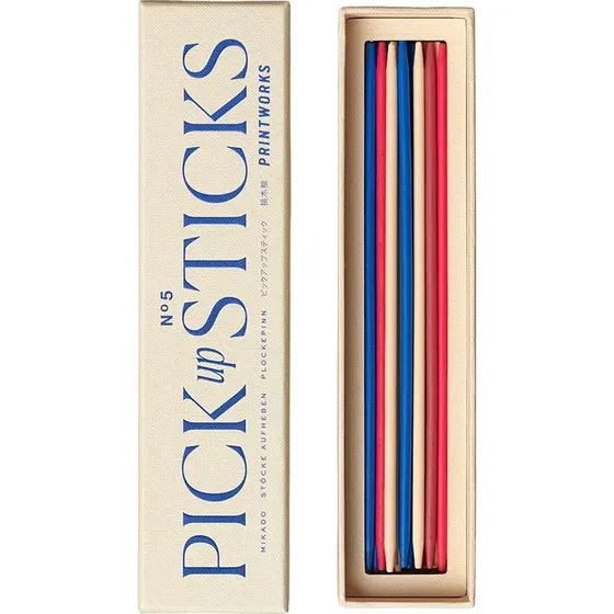 Printworks Classic Mikado - Elegantes Gesellschaftsspiel aus Bambus