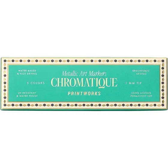 Printworks Metallic Art Marker, 5er-Set