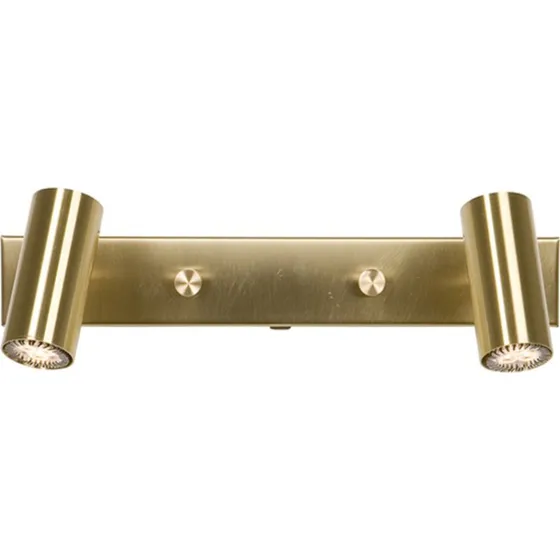 Belid Cato Wandleuchte Doppelt - Poliertes Messing - MR11