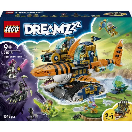 LEGO DREAMZzz 71515 Tigerhai-Fahrzeug 2-in-1 Bauset