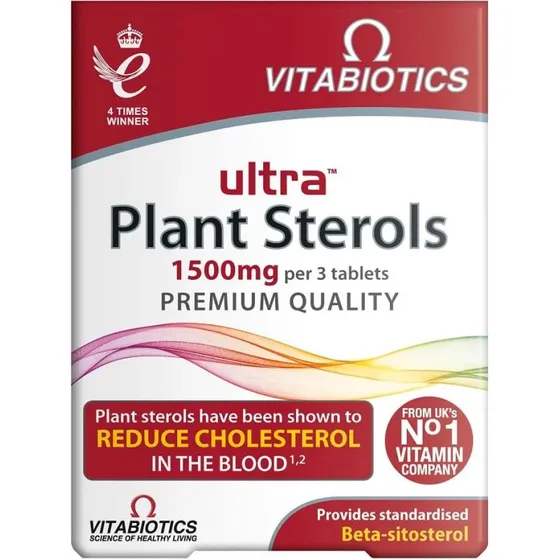 Vitabiotics Ultra Pflanzensterine 500mg, 30 Tabletten