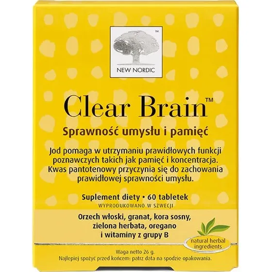Neu Nordic Clear Brain, 60 Tabletten