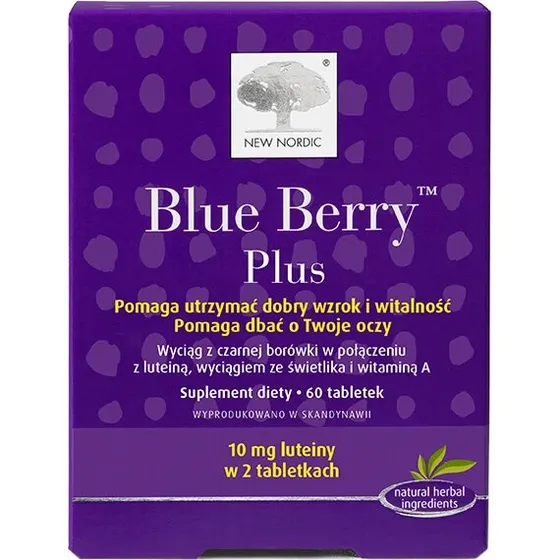 Neu Nordic Blue Berry Plus, 60 Tabletten