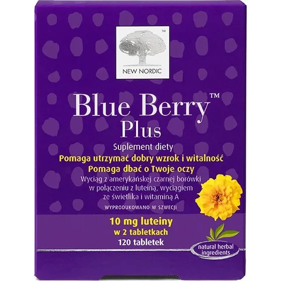 Neu Nordic Blue Berry Plus, 120 Tabletten