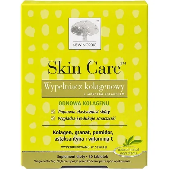 New Nordic Skin Care Collagen Filler, 60 Tabletten