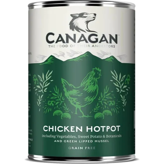 Canagan Chicken HotPot Getreidefreies Nassfutter für Hunde, 400g