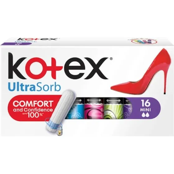 Kotex Mini UltraSorb Tampons, 16 Stück