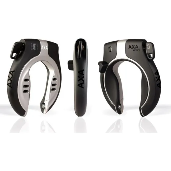 AXA Victory Rahmenschloss mattschwarz/grau