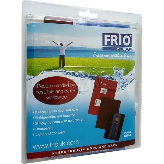 Frio Pump Thermobehälter für Insulinpumpen, Kastanienbraun