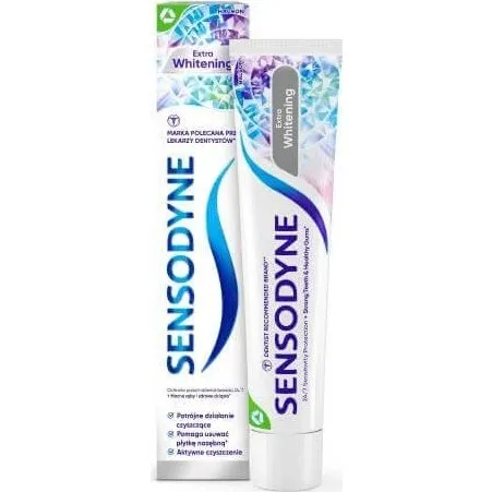 Sensodyne Extra Whitening Zahnpasta mit Fluorid, 75 ml