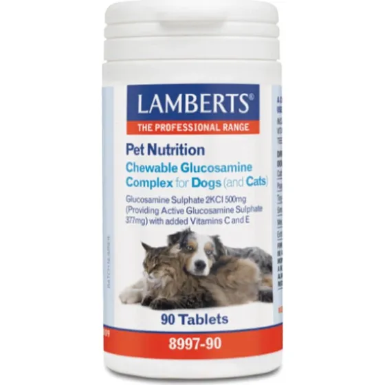 Lamberts Glucosamin-Komplex Kautabletten für Hunde & Katzen, 90 Stk.