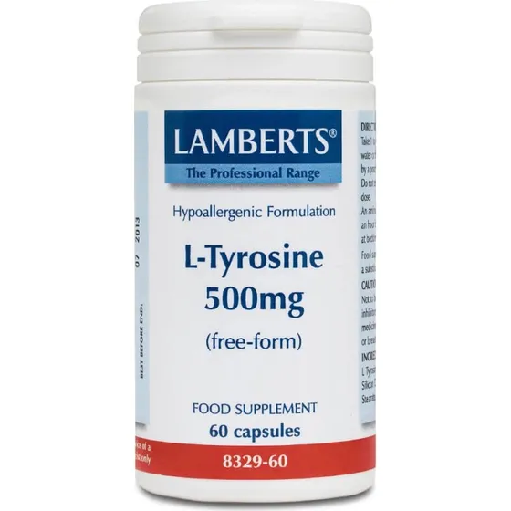 Lamberts L-Tyrosin 500mg - 60 Kapseln