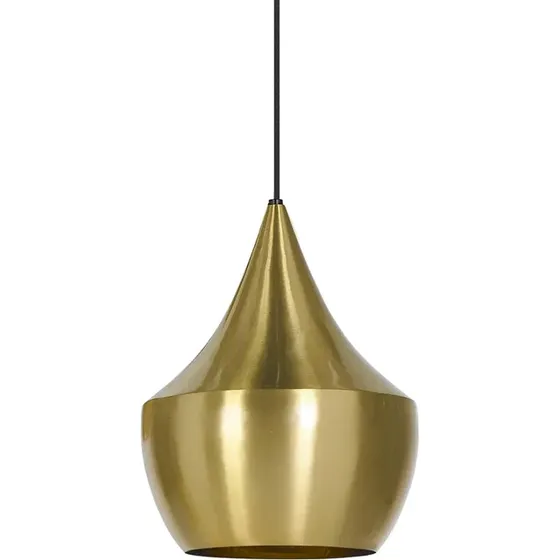 Tom Dixon Beat Fat LED-Pendelleuchte, Messing